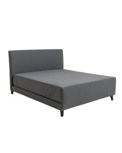 Softly Upholstered Storage Platform Bed