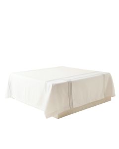 Briar Edge Flat Bed Sheet - White