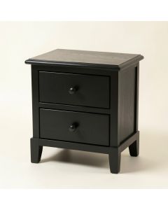 River Bridge Nightstand - Black (synthetic illustration; no displayed measurements)