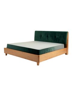 Aeliana Velvet Upholstered Platform Bed (synthetic illustration; no displayed measurements)