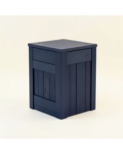 Oak Bluff Closed Garden Compost Bin - Navy (synthetic illustration; no displayed measurements)