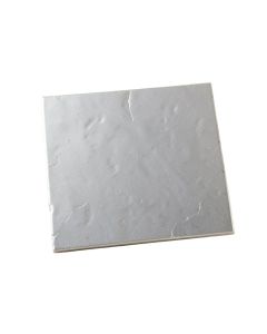 Linear Random Sized Metal Mosaic Tile In Silver (synthetic illustration; no displayed measurements)