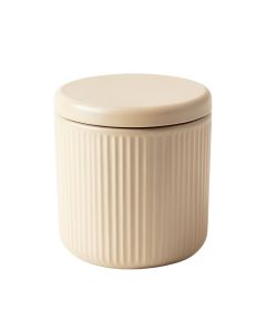 Hill Branch Storage Canister With Lid - Beige