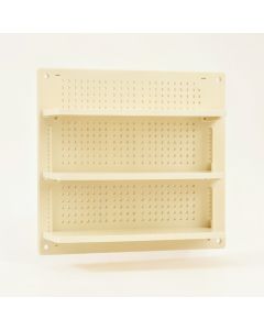 Dawn Crossing Empty Wall-Mounted Tool Organizer Panel - Cream (synthetic illustration; no displayed measurements)