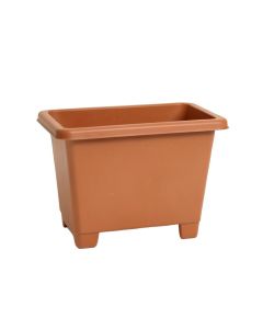 Birch Crest Empty Raised Planter - Terracotta