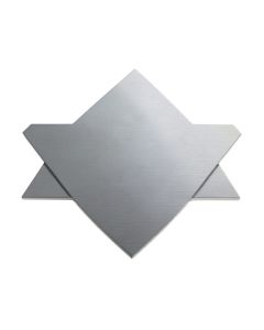 Brushed Subway 2 '' X 6 '' Metal Mosaic Tile (synthetic illustration; no displayed measurements)
