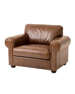 Peng 63 '' Faux Leather Rolled Arm Chesterfield Loveseat