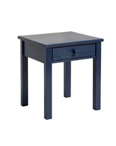 Ash Edge Side Table - Navy (synthetic illustration; no displayed measurements)
