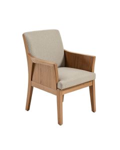 Pacific Beach Upholstered Solid Wood Dining Chair