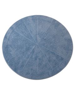 River Bridge Round Area Rug - Blue (synthetic illustration; no displayed measurements)
