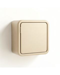 Brook Bridge Wall-Mounted Laundry Cabinet - Beige (synthetic illustration; no displayed measurements)