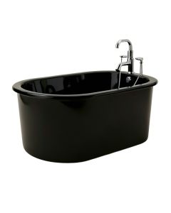 67 '' X 31 '' Freestanding Soaking Acrylic Bathtub With Faucet