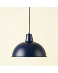 Alder Canyon Pendant Light Suspended From One Plain Cable - Navy (synthetic illustration; no displayed measurements)