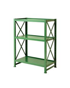 Dawn Bend Empty Seed-Starting Shelving Unit Without Lights - Green (synthetic illustration; no displayed measurements)