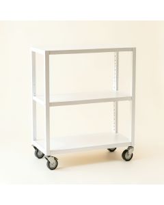 Ash Arc Empty Rolling Workshop Cart (synthetic illustration; no displayed measurements)