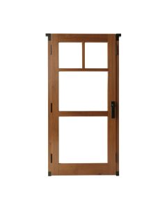 Planum Glass Barn Door With Installation Hardware Kit