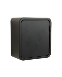 Brook Dell Wall-Mounted Laundry Cabinet - Black (synthetic illustration; no displayed measurements)