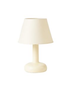 Pine Bluff Table Lamp With A Plain Fabric Shade - Cream