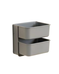 Homz Off Wall Organizer With Wall Basket