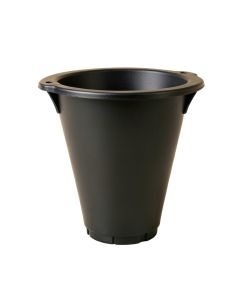 Lake Crest Empty Railing Planter With Integral Brackets - Black