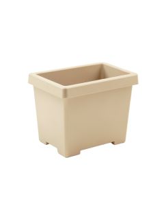 Flint Bend Empty Raised Planter - Beige (synthetic illustration; no displayed measurements)