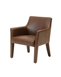 Luman Bonded Leather Dining Chair (synthetic illustration; no displayed measurements)