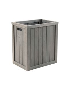 Willow Bluff Closed Outdoor Storage Box - Gray (synthetic illustration; no displayed measurements)