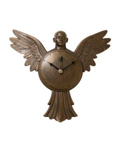 Oversized Angel Religious African American Wall Clock