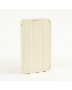 Harbor Bridge Narrow Outdoor Storage Bench - Cream (synthetic illustration; no displayed measurements)