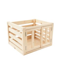 Stone Bend Empty Furniture-Style Pet Crate - Ivory