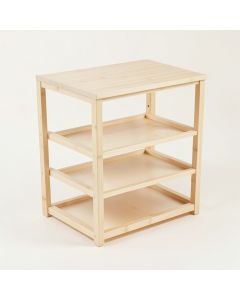 Linden Bluff Empty Countertop Canister Rack - Ivory (synthetic illustration; no displayed measurements)