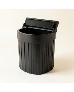 Cedar Crest Closed Garden Compost Bin - Black (synthetic illustration; no displayed measurements)