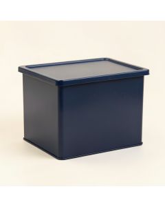 Flint Bridge Closed Outdoor Storage Box - Navy (synthetic illustration; no displayed measurements)