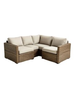 Lucey Patio Sectional With Cushions (synthetic illustration; no displayed measurements)