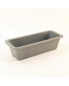 Pine Branch Empty Railing Planter With Integral Brackets - Gray (synthetic illustration; no displayed measurements)