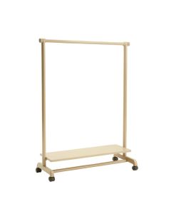 Linden Bend Empty Garment Rack - Beige (synthetic illustration; no displayed measurements)