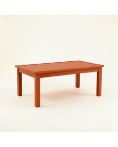 Sage Bend Coffee Table - Terracotta (synthetic illustration; no displayed measurements)