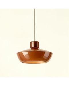 Shore Bluff Pendant Light Suspended From One Plain Cable - Terracotta (synthetic illustration; no displayed measurements)