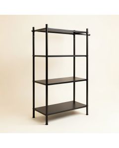 47.5 '' W With 4 Shelves And 2 Hanging Rods Garment Rack (synthetic illustration; no displayed measurements)