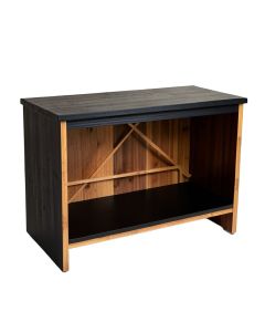 Lake Bend Empty Countertop Canister Rack - Black (synthetic illustration; no displayed measurements)