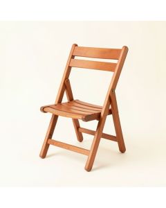 Alder Bend Folding Outdoor Chair - Terracotta (synthetic illustration; no displayed measurements)