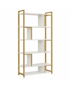 Striegel 70.87 '' H X 39.37 '' W Geometric Bookcase