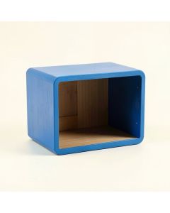 Spruce Bend Low Toy Storage Unit - Blue (synthetic illustration; no displayed measurements)