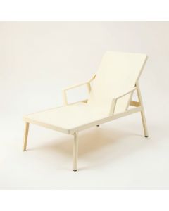 River Crest Outdoor Lounge Chair - Cream (synthetic illustration; no displayed measurements)