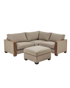 Antoinesha 100 '' Wide Cotton Right Hand Facing Modular Sofa & Chaise (synthetic illustration; no displayed measurements)
