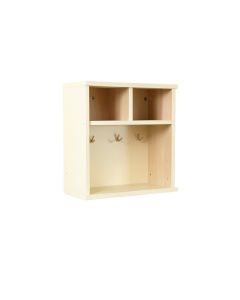 Laurel Edge Wall-Mounted Entryway Organizer Shelf - Cream