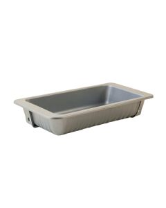 Pine Crest Empty Railing Planter With Integral Brackets - Gray