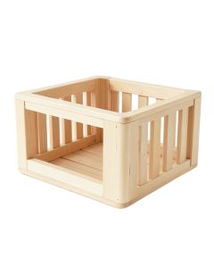 Willow Bend Empty Furniture-Style Pet Crate - Ivory