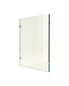41 '' X 78 '' Frameless Fixed Glass Panel (synthetic illustration; no displayed measurements)