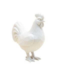 Gefen Geometric Polygon Rooster Figurine